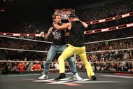 CM Punk and Seth Rollins go at it on Monday Night RAW - Source: Getty